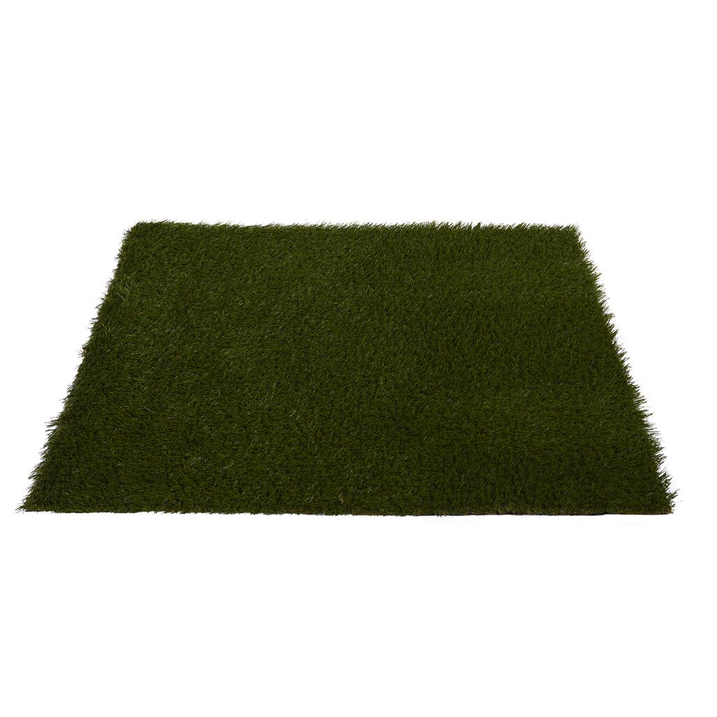 Dark Green Professional Grass Turf Rug, Green Turf Rug